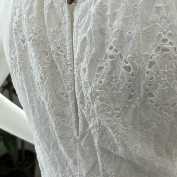 Anthropologie Maeve tiered, eyelet, midi dress - Picture 5 of 13